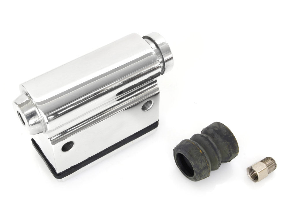 Kelsey Hayes Style Rear Brake Master Cylinder with 5/8in. Bore - Chrome. Fits FX 1980-1983, FXWG 1980-1982 & Sportster 1980-1981.