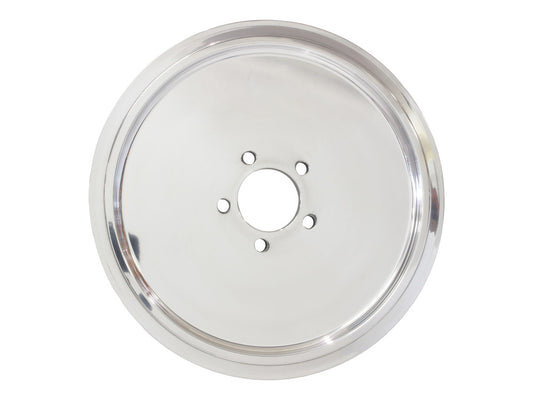 70 Tooth x 1.5in. Solid Rear Pulley - Polished. Fits Big Twin 1980-1999 with 1-1/2in. Wide Belt.