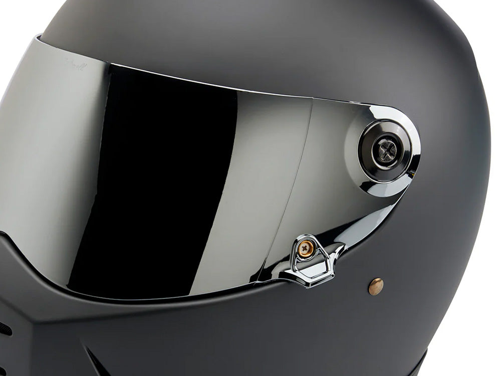Hardware Kit - Black Screw with Black Baseplate. Fits Biltwell Gringo S and Lane Splitter Helmets