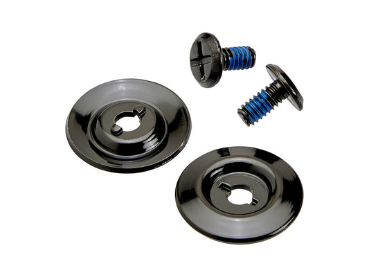 Hardware Kit - Black Screw with Black Baseplate. Fits Biltwell Gringo S and Lane Splitter Helmets
