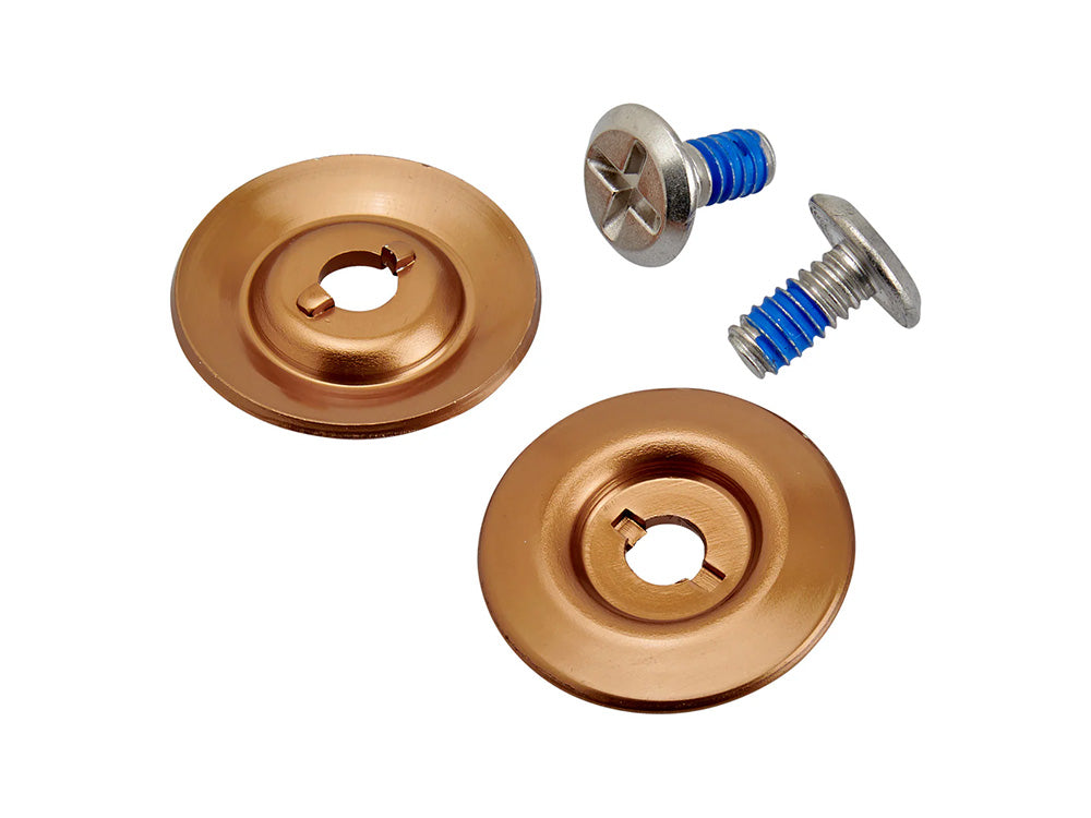 Hardware Kit - Stainless Screw with Bronze Baseplate. Fits Biltwell Gringo S and Lane Splitter Helmets