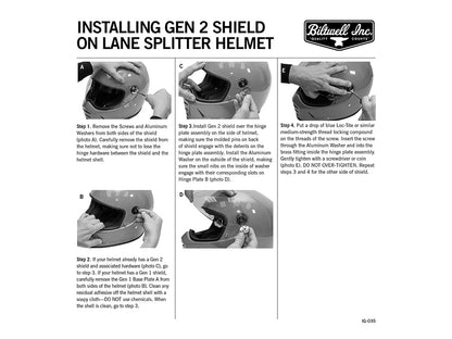 Replacement Baseplate Set for Gen 2 Biltwell Gringo S, SV and Lane Splitter
