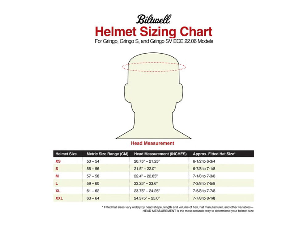 Gringo Helmet - Flat Black. Size Small with ECE R22.06 Compliance