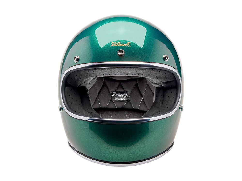 Gringo Helmet - Metallic Catalina. Size Large with ECE R22.06 Compliance