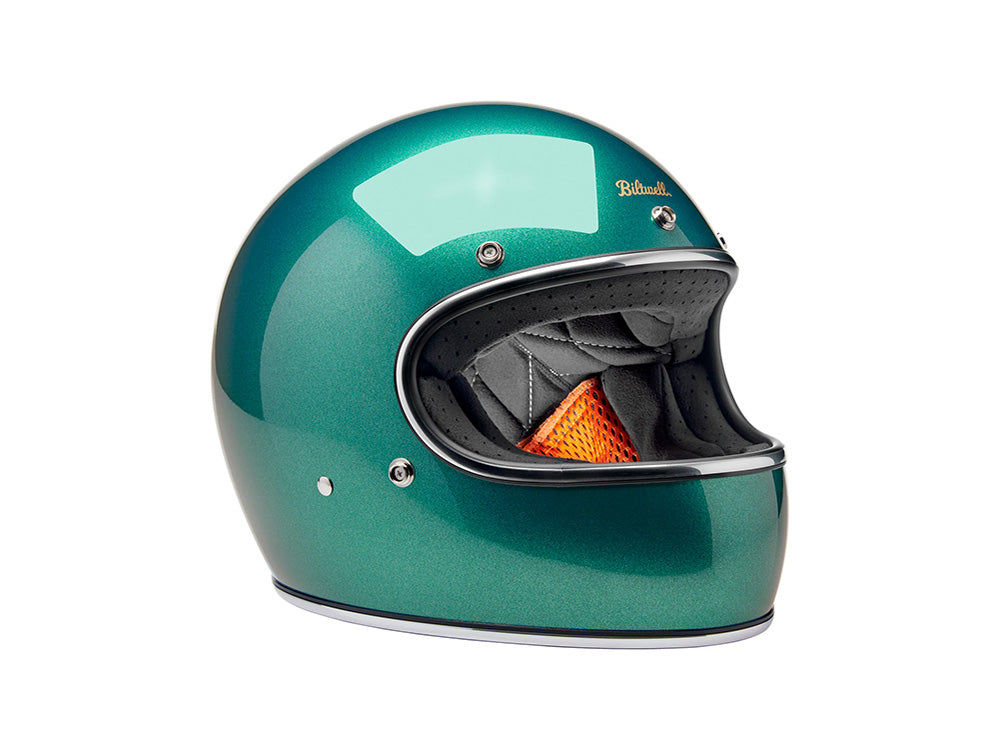 Gringo Helmet - Metallic Catalina. Size Large with ECE R22.06 Compliance
