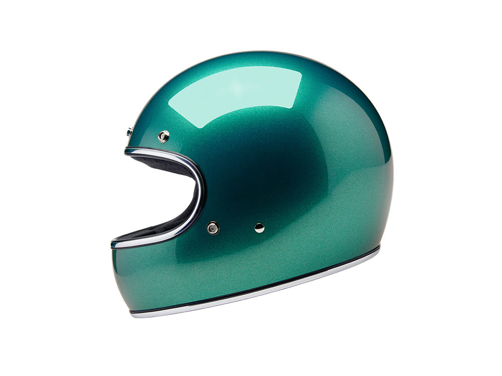 Gringo Helmet - Metallic Catalina. Size Large with ECE R22.06 Compliance