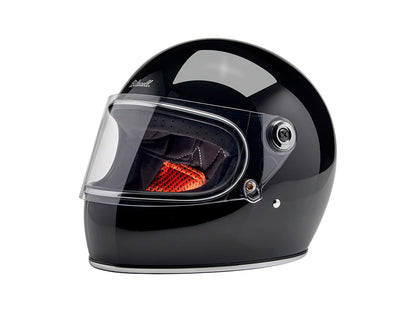 Gringo S Helmet - Gloss Black. Size Medium with ECE R22.06 Compliance