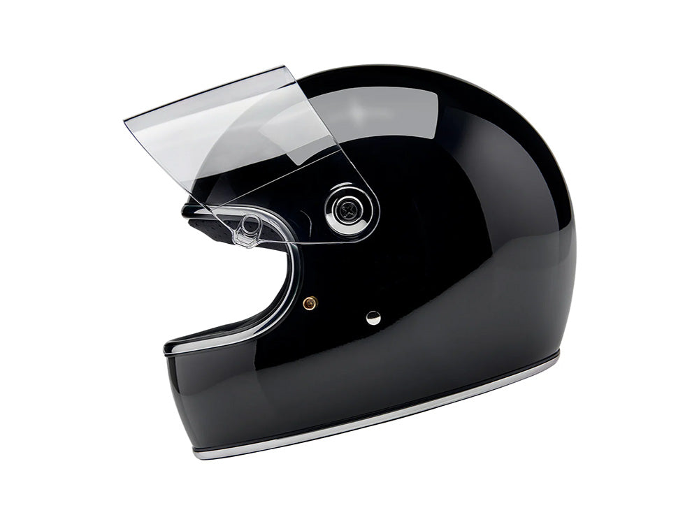 Gringo S Helmet - Gloss Black. Size Medium with ECE R22.06 Compliance