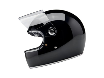 Gringo S Helmet - Gloss Black. Size Medium with ECE R22.06 Compliance