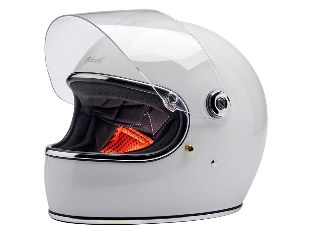 Gringo S Helmet - Gloss White. Size Medium with ECE R22.06 Compliance