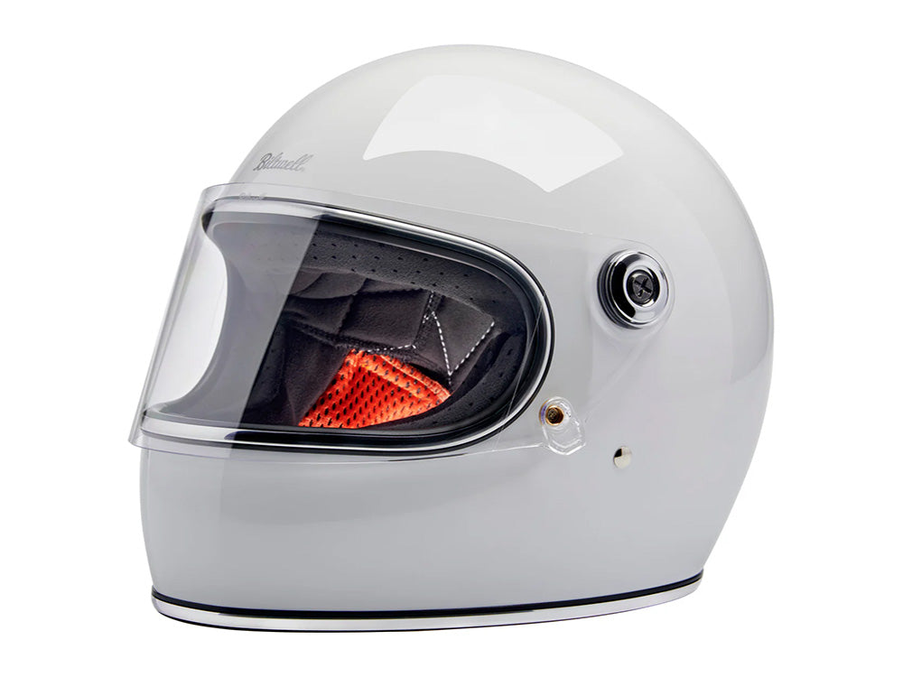 Gringo S Helmet - Gloss White. Size X-Large with ECE R22.06 Compliance