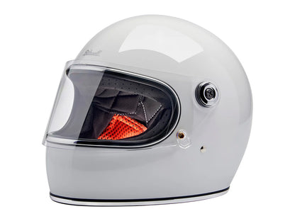 Gringo S Helmet - Gloss White. Size X-Large with ECE R22.06 Compliance