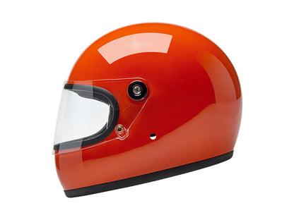 Gringo S Helmet - Gloss Hazard Orange. Size Small with ECE R22.06 Compliance