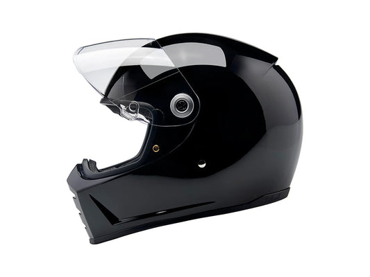 Lane Splitter Helmet - Gloss Black. Size Small with ECE R22.06 Compliance