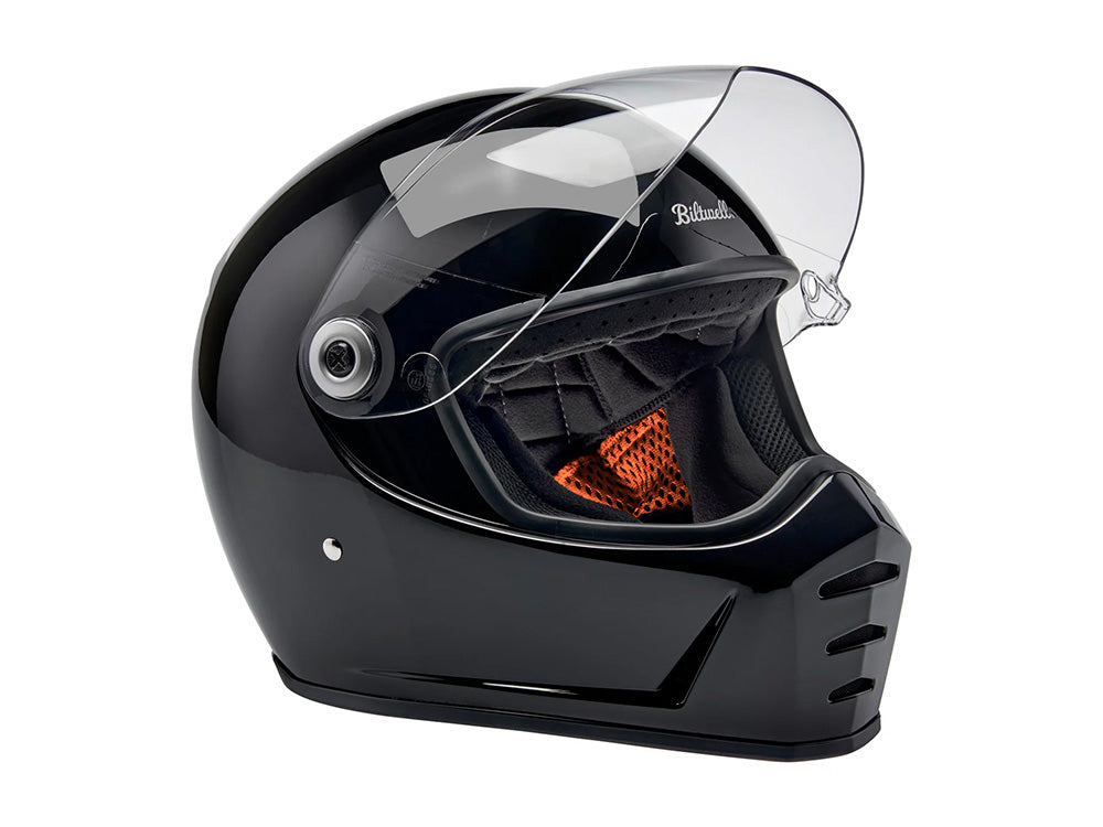 Lane Splitter Helmet - Gloss Black. Size Medium with ECE R22.06 Compliance