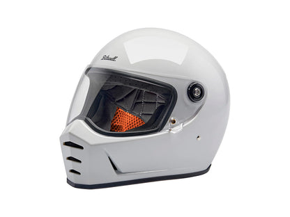 Lane Splitter Helmet - Gloss White. Size Small with ECE R22.06 Compliance