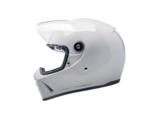 Lane Splitter Helmet - Gloss White. Size XX-Large with ECE R22.06 Compliance
