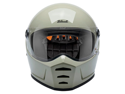 Lane Splitter Helmet - Gloss Chalk. Size XX-Large with ECE R22.06 Compliance