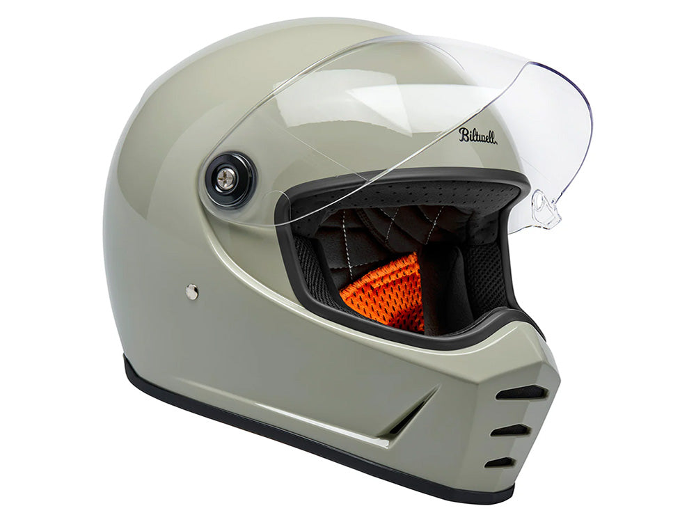 Lane Splitter Helmet - Gloss Chalk. Size XX-Large with ECE R22.06 Compliance