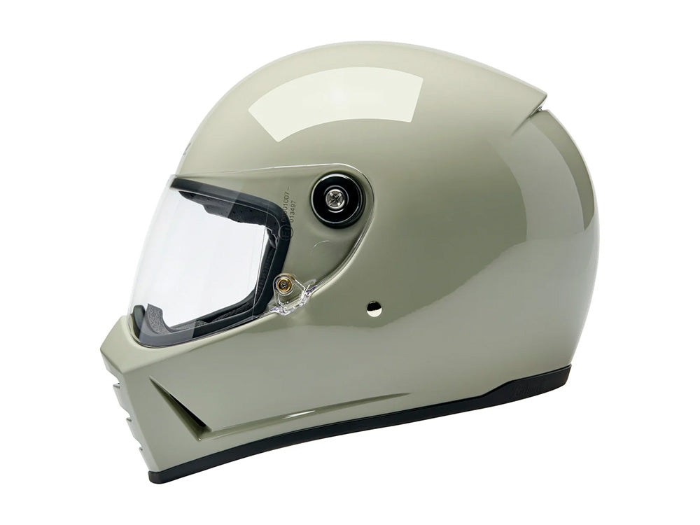 Lane Splitter Helmet - Gloss Chalk. Size XX-Large with ECE R22.06 Compliance