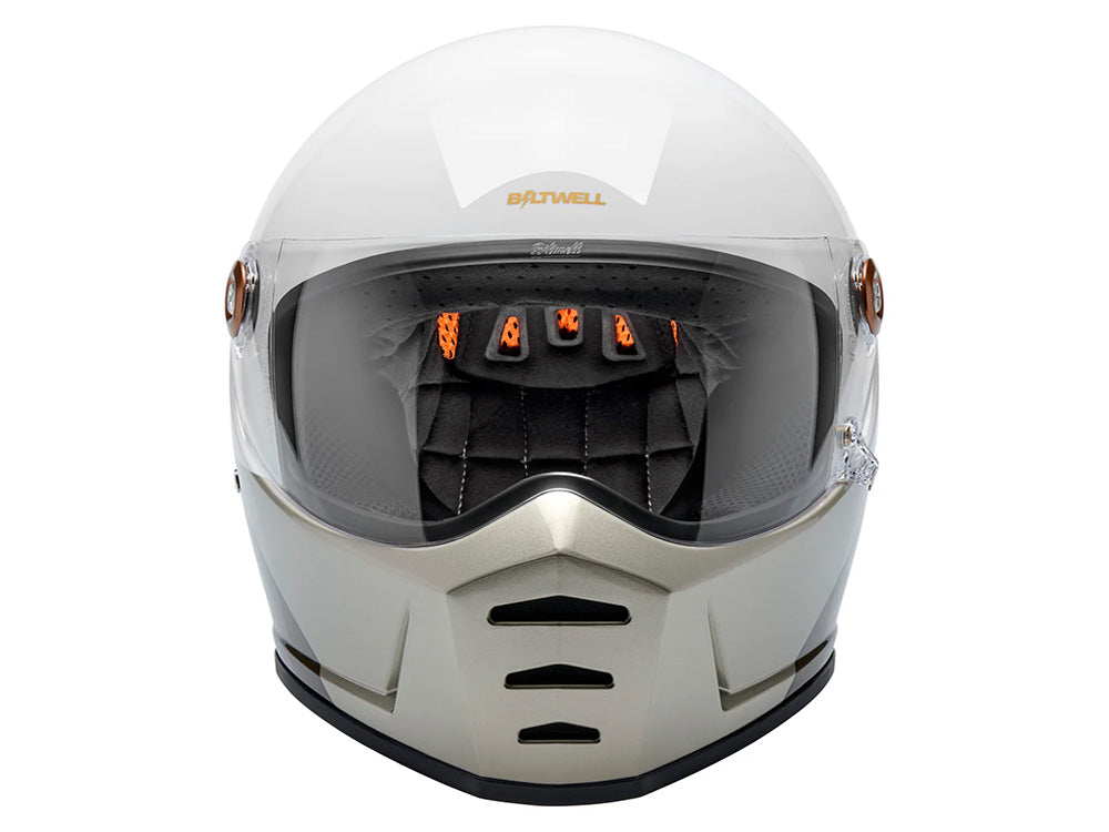 Lane Splitter Helmet - Intersection Gold, Silver & Bronze. Size Small with ECE R22.06 Compliance