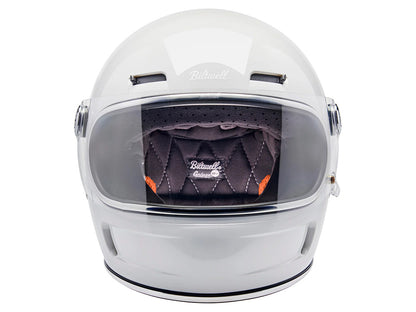 Gringo SV Helmet - Gloss White. Size Small with ECE R22.06 Compliance