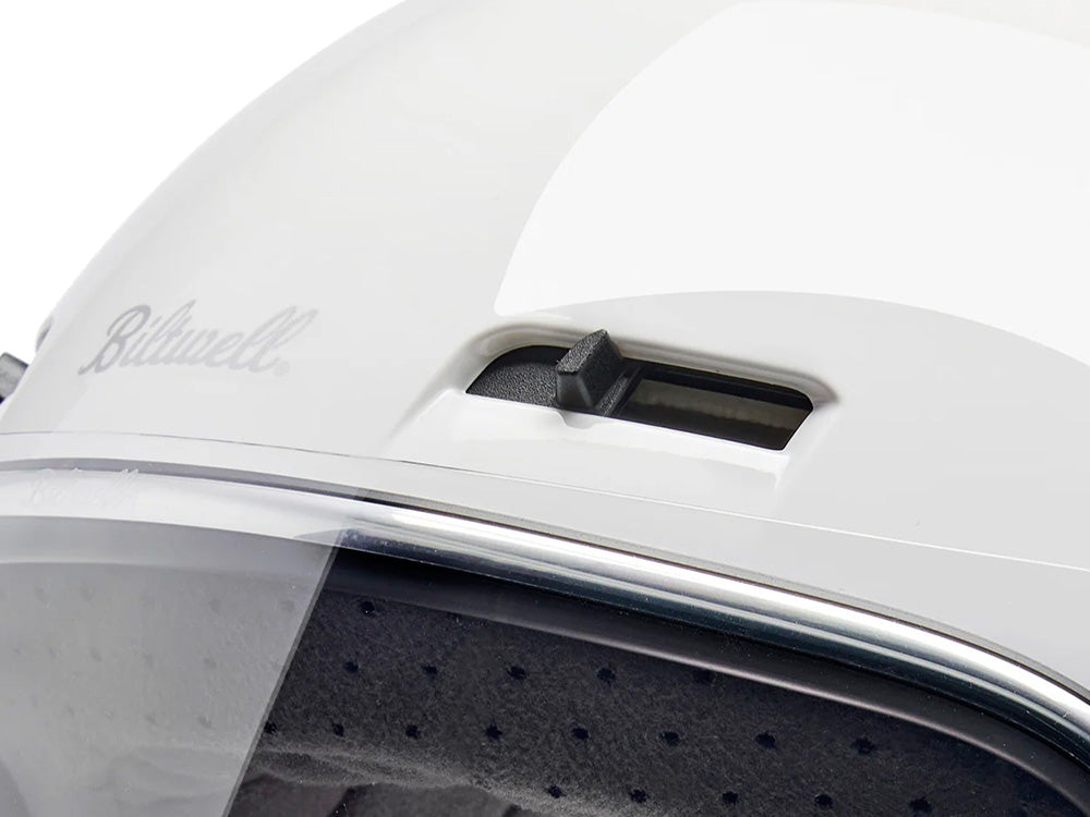 Gringo SV Helmet - Gloss White. Size Small with ECE R22.06 Compliance