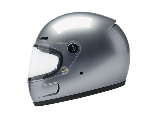 Gringo SV Helmet - Gloss Silver. Size Small with ECE R22.06 Compliance