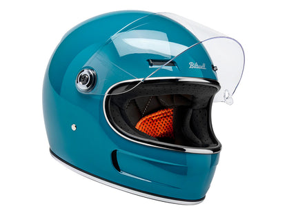 Gringo SV Helmet - Gloss Atlantic Teal. Size Medium with ECE R22.06 Compliance