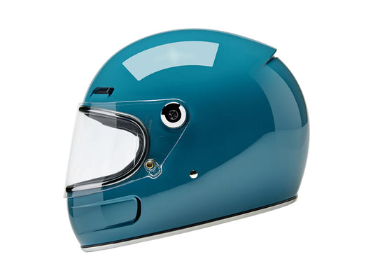 Gringo SV Helmet - Gloss Atlantic Teal. Size Medium with ECE R22.06 Compliance