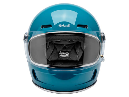 Gringo SV Helmet - Gloss Atlantic Teal. Size Large with ECE R22.06 Compliance