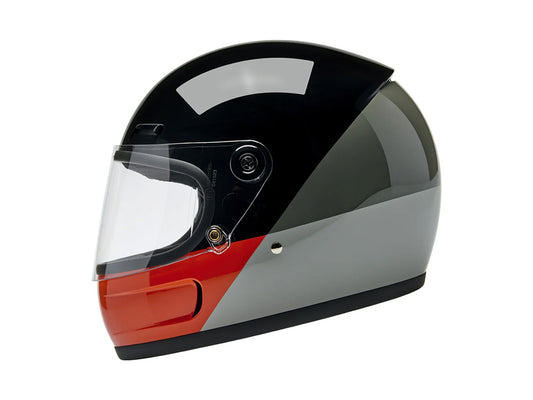 Gringo SV Helmet - Intersection Black, Orange & Grey. Size X-Large with ECE R22.06 Compliance