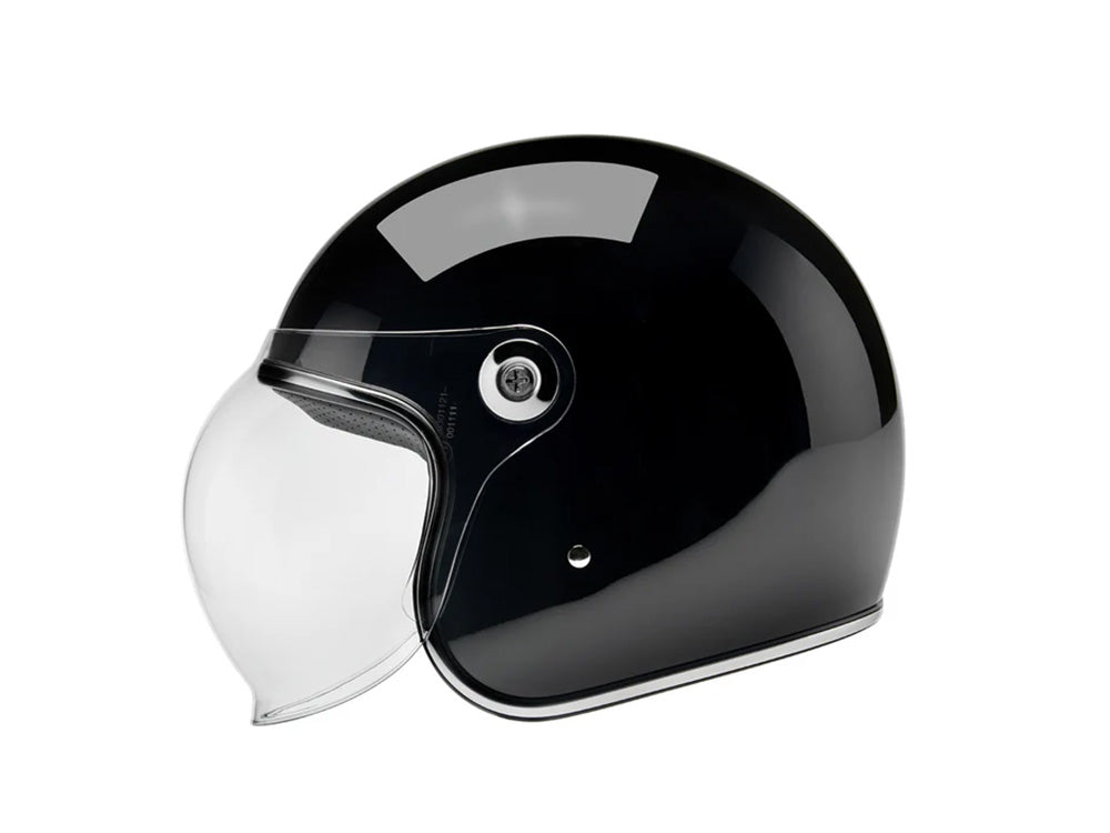 Tahoe Open Face Helmet - Gloss Black. Size Small with ECE R22.06 Compliance