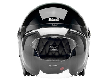 Tahoe Open Face Helmet - Gloss Black. Size Medium with ECE R22.06 Compliance