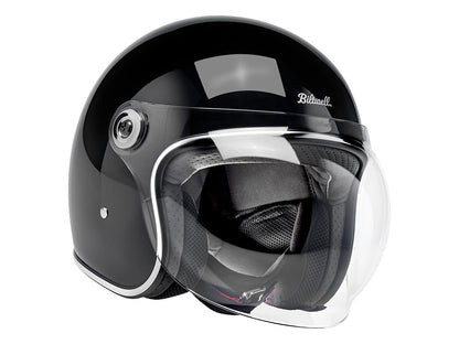 Tahoe Open Face Helmet - Gloss Black. Size X-Large with ECE R22.06 Compliance