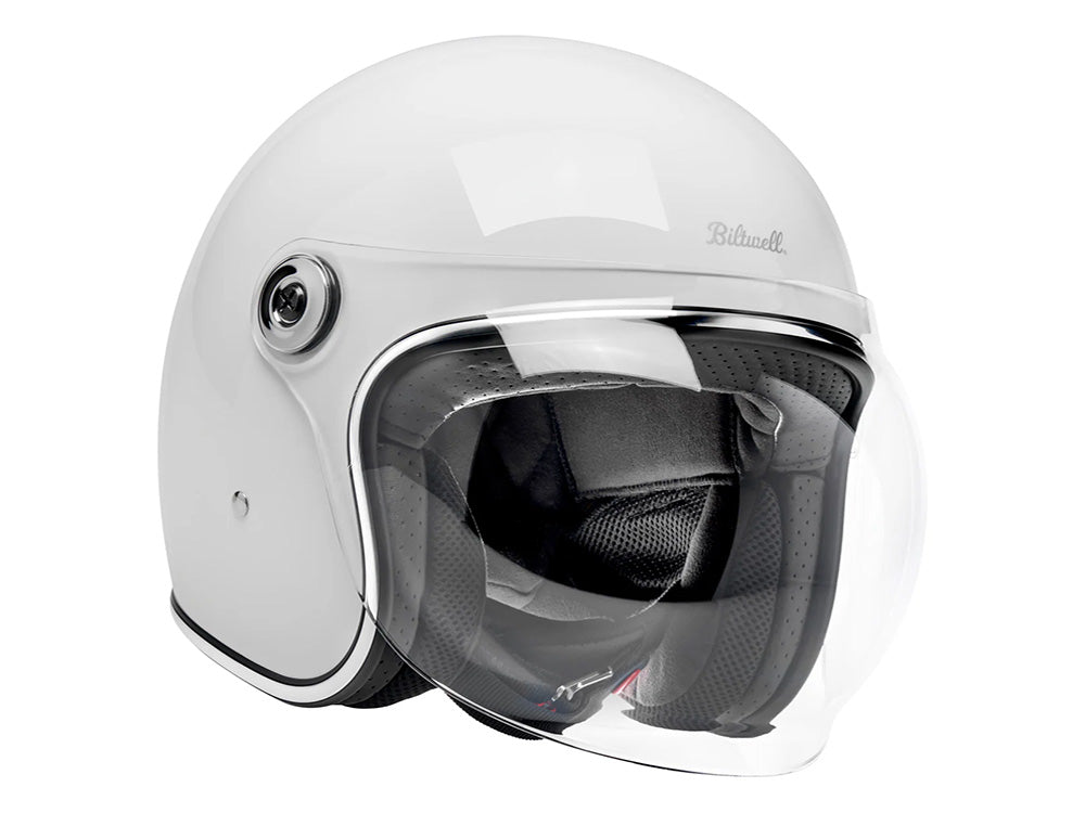 Tahoe Open Face Helmet - Gloss White. Size X-Large with ECE R22.06 Compliance
