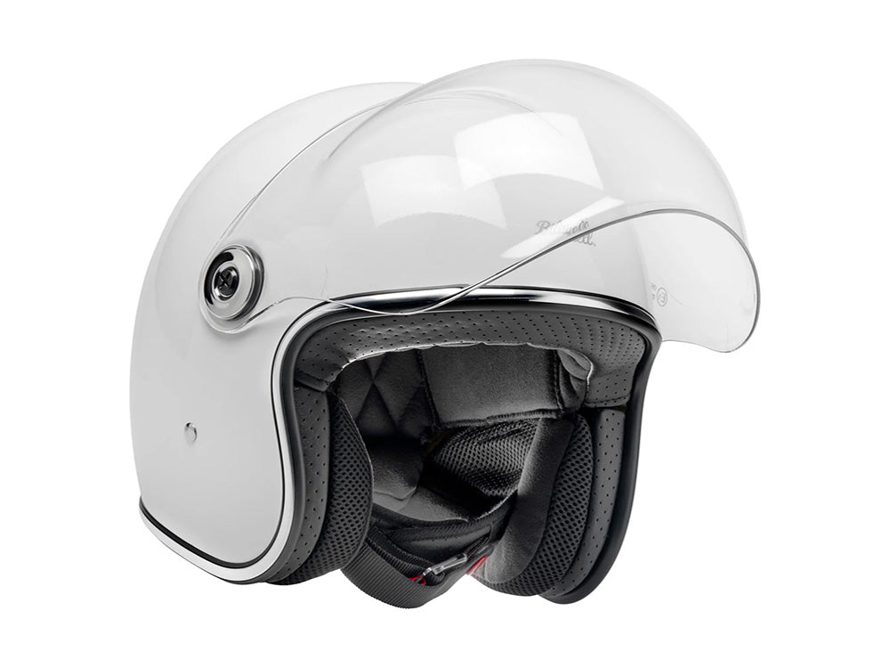 Tahoe Open Face Helmet - Gloss White. Size X-Large with ECE R22.06 Compliance