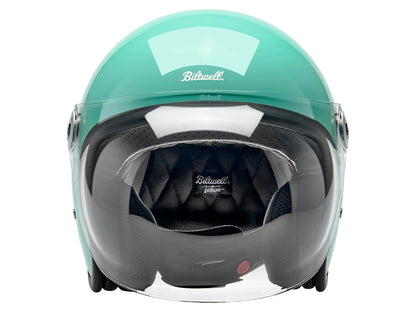 Tahoe Open Face Helmet - Gloss Mint Julep. Size Large with ECE R22.06 Compliance