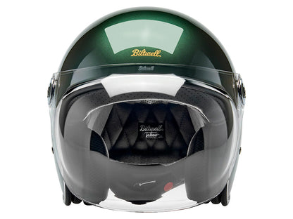 Tahoe Open Face Helmet - Metallic Sierra Green. Size Large with ECE R22.06 Compliance
