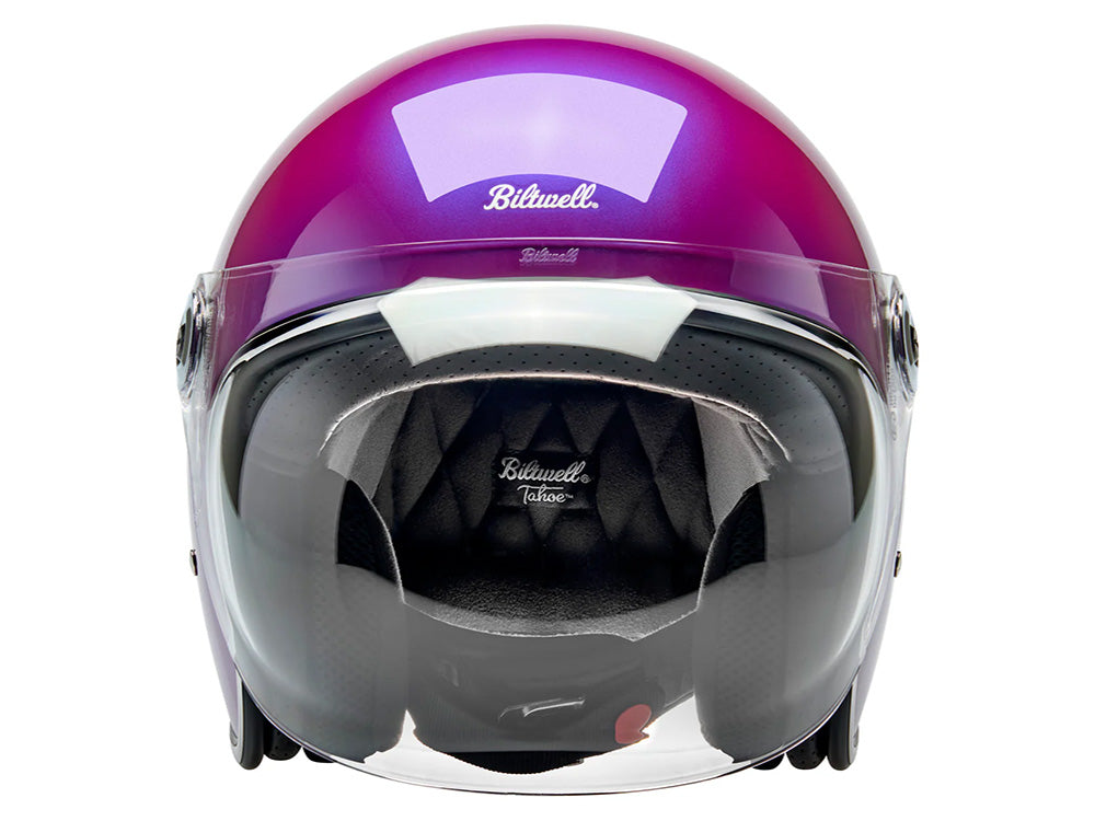 Tahoe Open Face Helmet - Metallic Grape. Size Small with ECE R22.06 Compliance