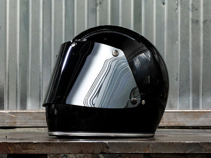 Gringo Blast Shield Visor - Chrome Mirror. Fits R22.06 Gringo Helmets