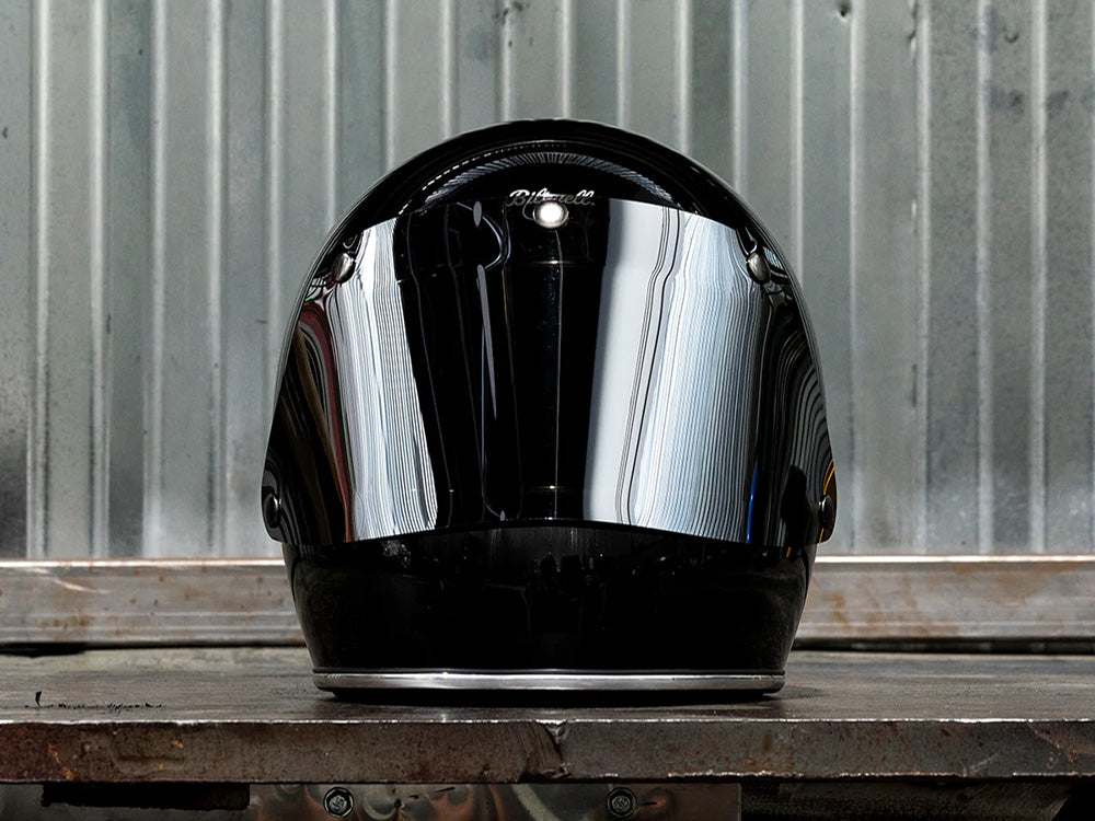 Gringo Blast Shield Visor - Chrome Mirror. Fits R22.06 Gringo Helmets