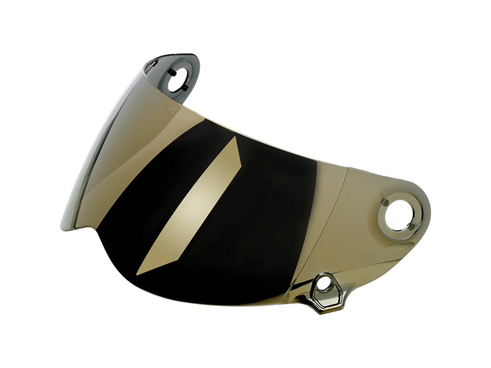 Lane Splitter Shield Visor - Gold Mirror. Fits All Lane Splitter Helmets