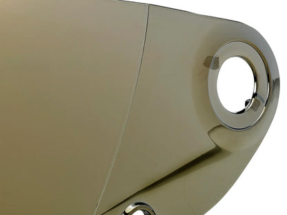 Lane Splitter Shield Visor - Gold Mirror. Fits All Lane Splitter Helmets