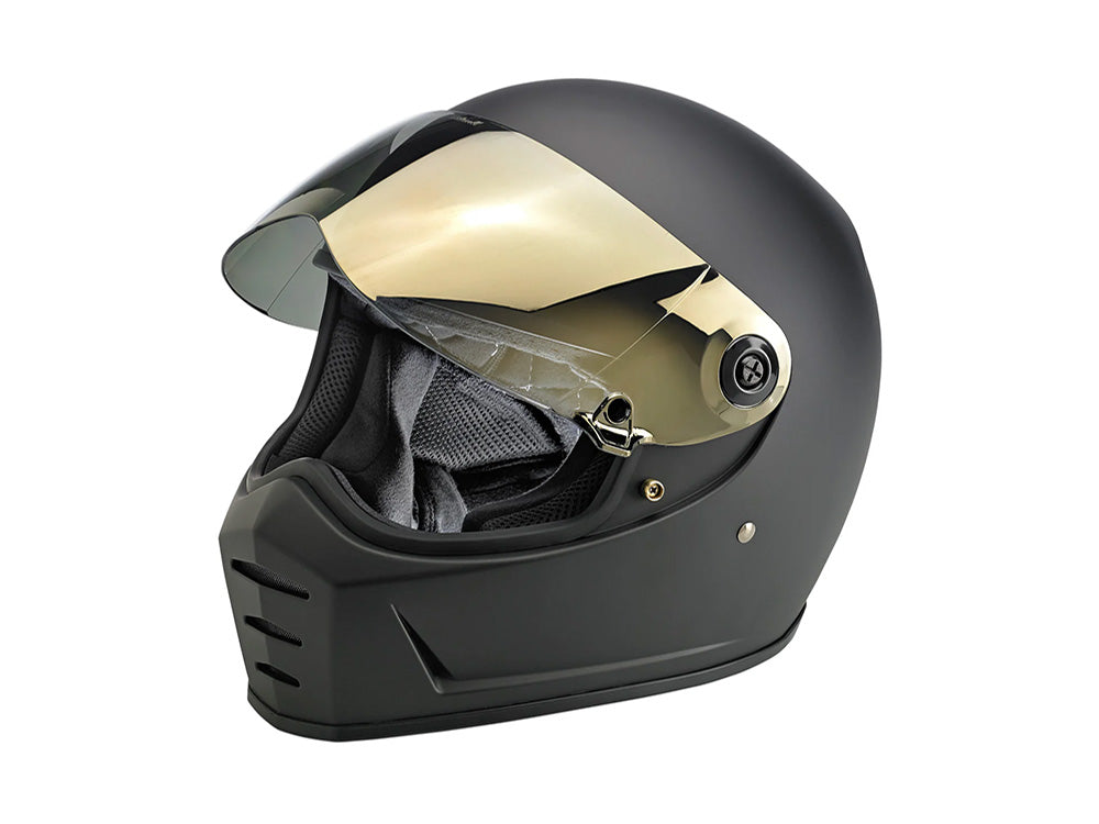 Lane Splitter Shield Visor - Gold Mirror. Fits All Lane Splitter Helmets