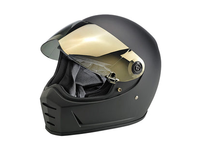 Lane Splitter Shield Visor - Gold Mirror. Fits All Lane Splitter Helmets