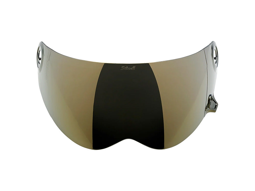Lane Splitter Shield Visor - Gold Mirror. Fits All Lane Splitter Helmets