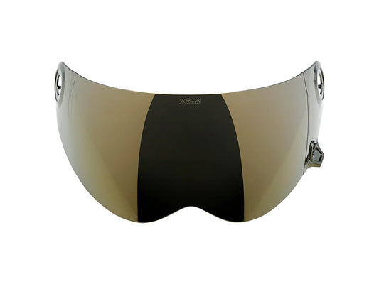 Lane Splitter Shield Visor - Gold Mirror. Fits All Lane Splitter Helmets