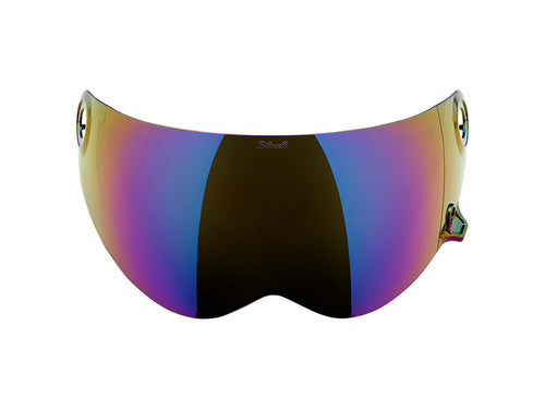 Lane Splitter Shield Visor - Rainbow Mirror. Fits All Lane Splitter Helmets