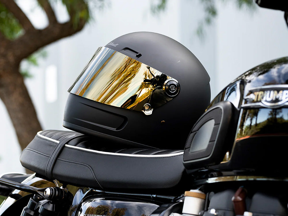 Gringo S & Gringo SV Shield Visor - Gold Mirror. Fits R22.06 Gringo S and Gringo SV Helmets